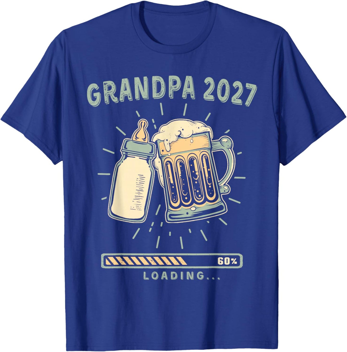 Soon to Be Grandpa 2027 Baby Reveal Going to Be A Grandpa T-Shirt - T-Shirt | Royal