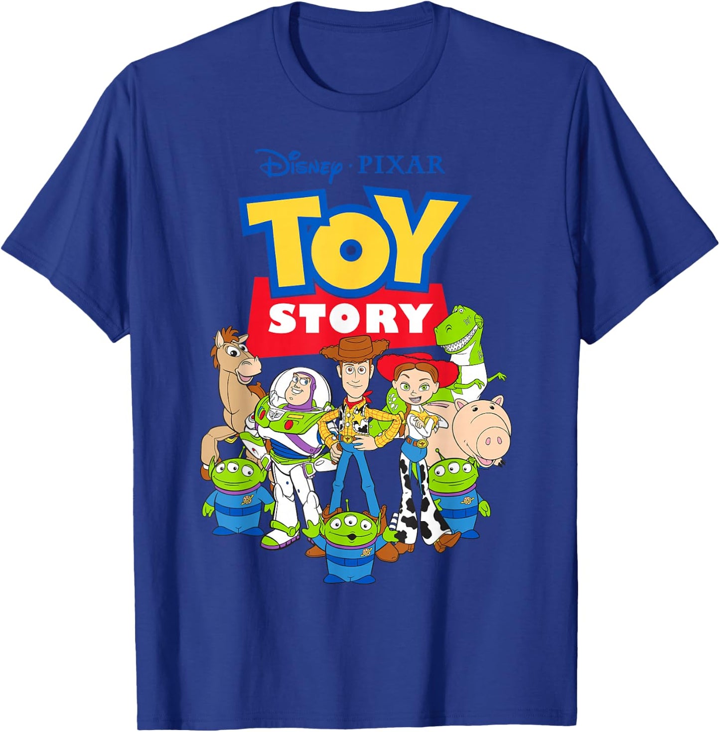 Disney Pixar Toy Story Buzz Woody Jessie Graphic T-Shirt - T-Shirt | Royal