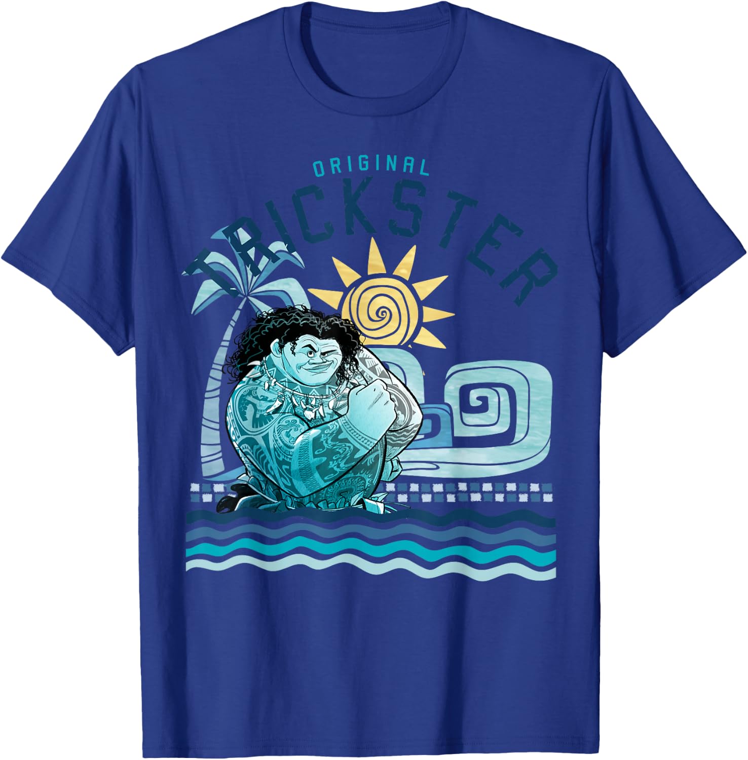 Disney Moana Maui Original Trickster Sunset C1 T-Shirt - T-Shirt | Royal