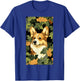 Pembroke Welsh Corgi Leaf Camouflage Pattern T-Shirt - T-Shirt | Royal