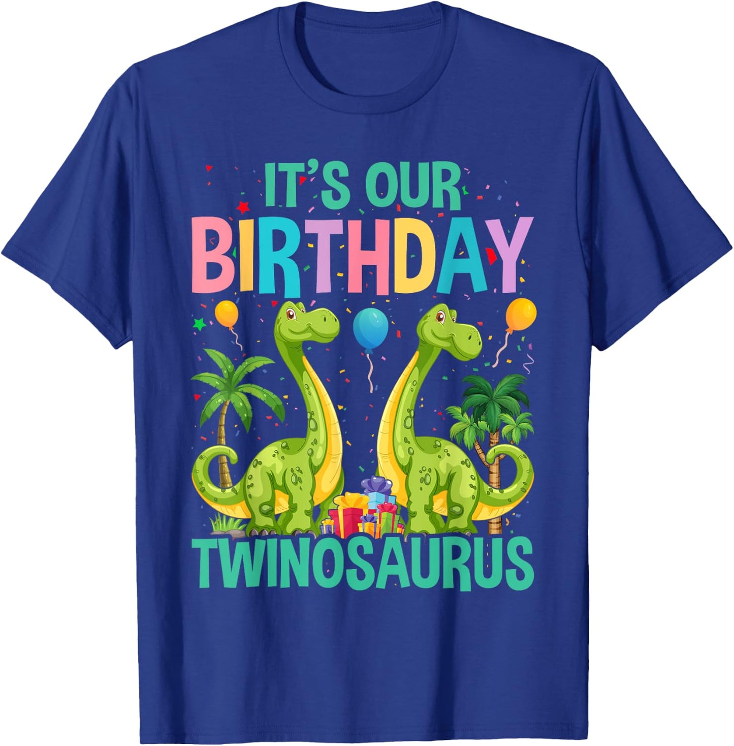 Kids Funny Twin Sisters Birthday Toddler 1st 2nd 3rd 4th 5th T-Shirt - T-Shirt | Royal