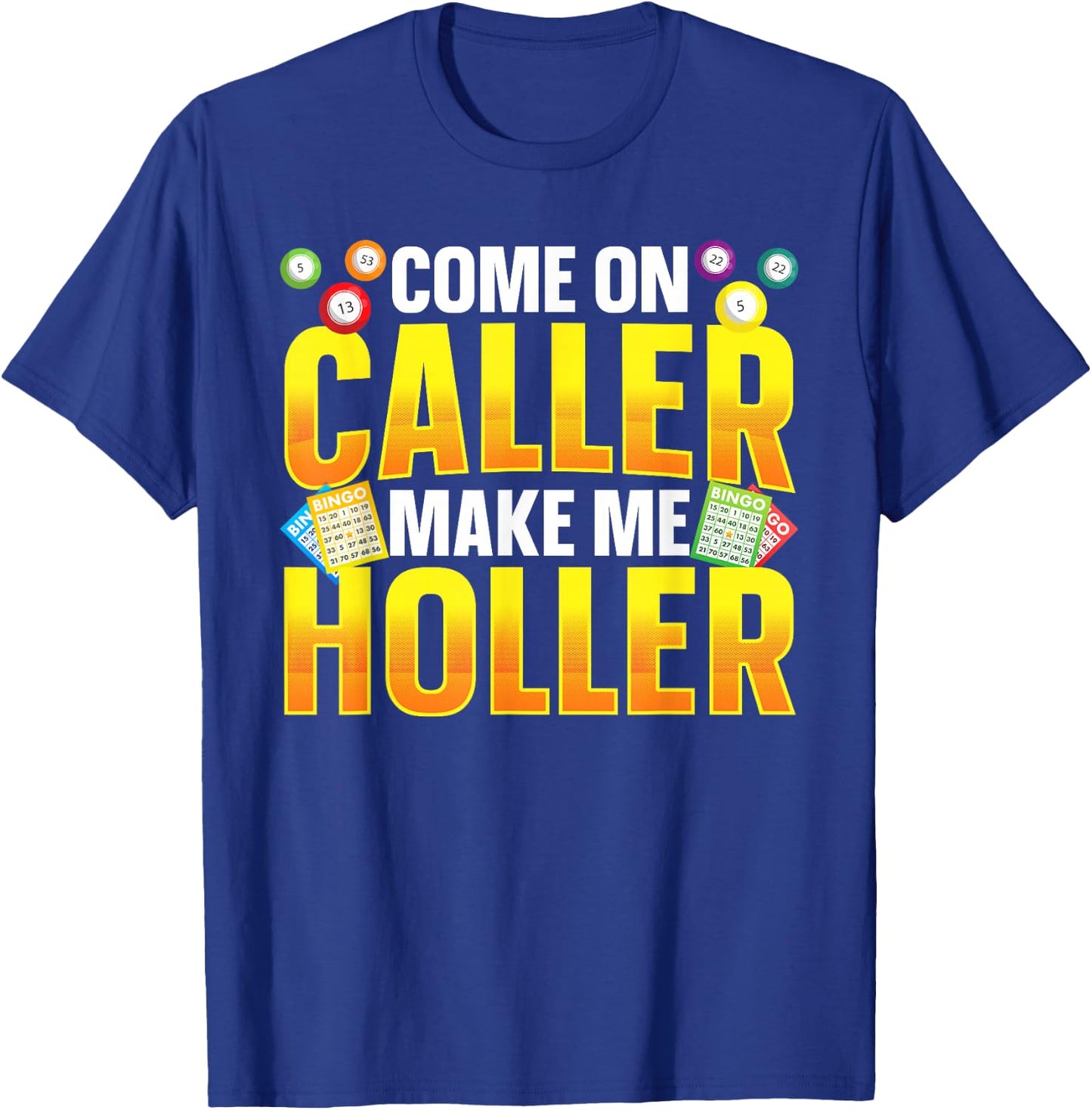 Best Bingo Art Women Gamble Bingo Lover Bingo Player T-Shirt - T-Shirt | Royal