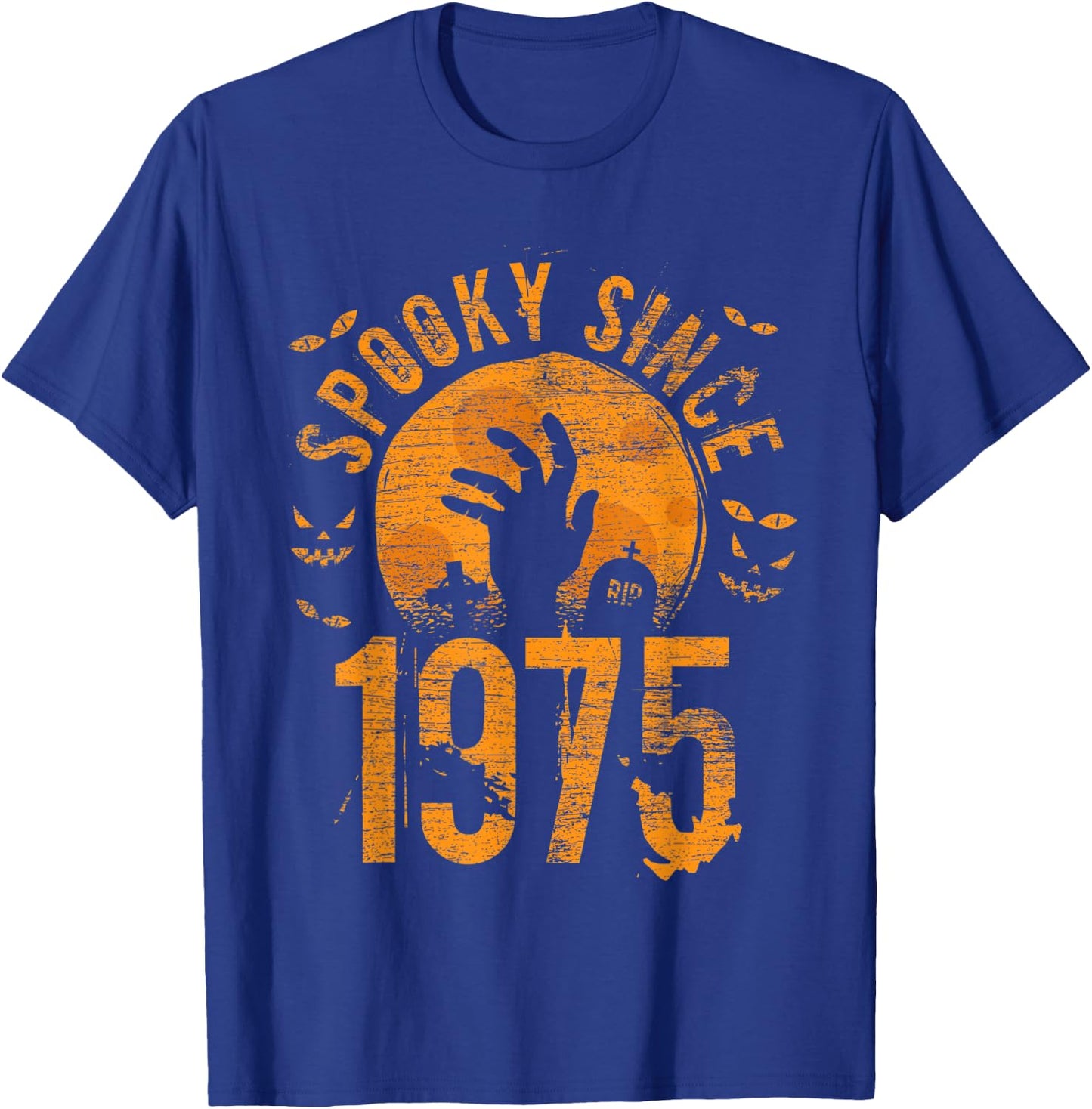 Spooky Since 1975 Halloween Bday Gifts 48th birthday T-Shirt - T-Shirt | Royal