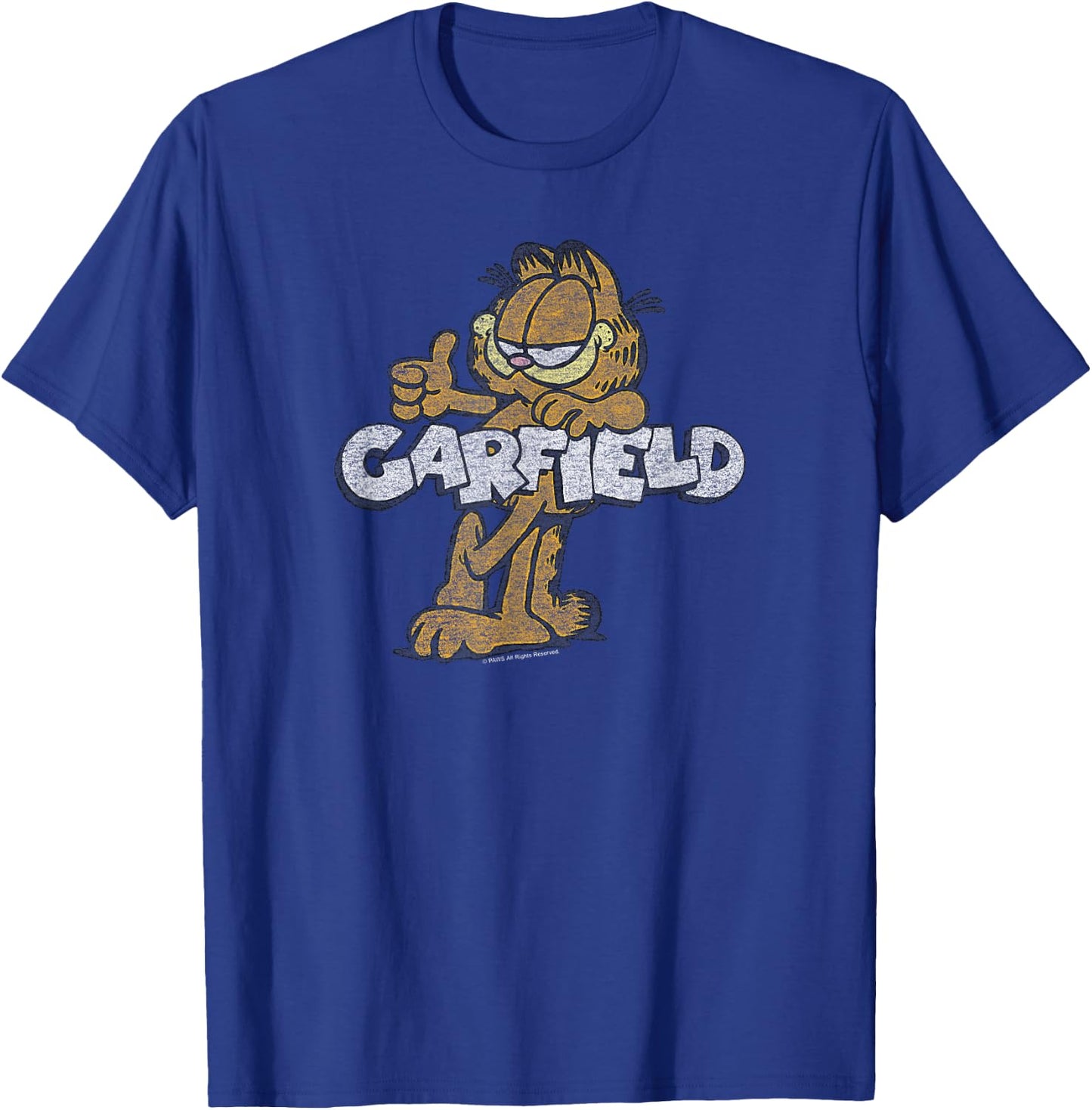 Garfield Retro GARF T-Shirt - T-Shirt | Royal