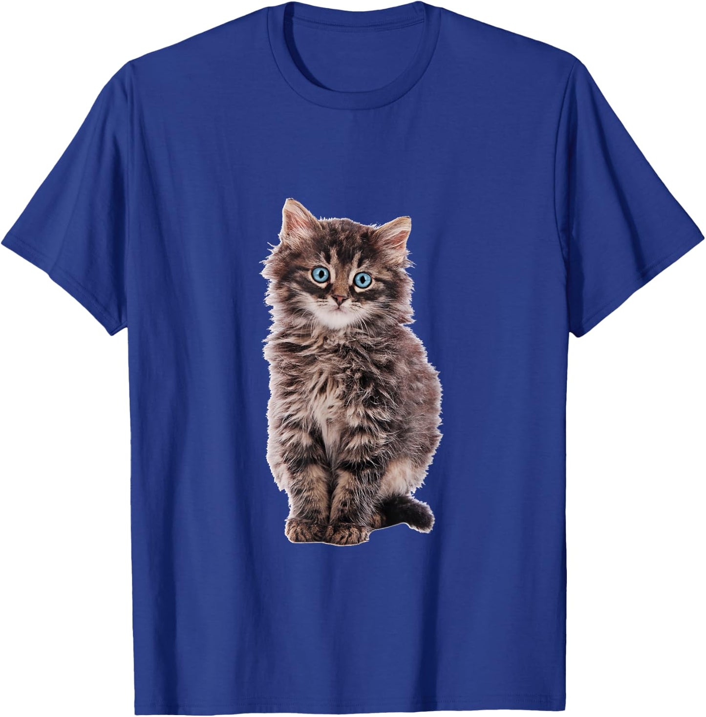 Adorable fluffy Maine Coon brown tabby kitten T-Shirt - T-Shirt | Royal
