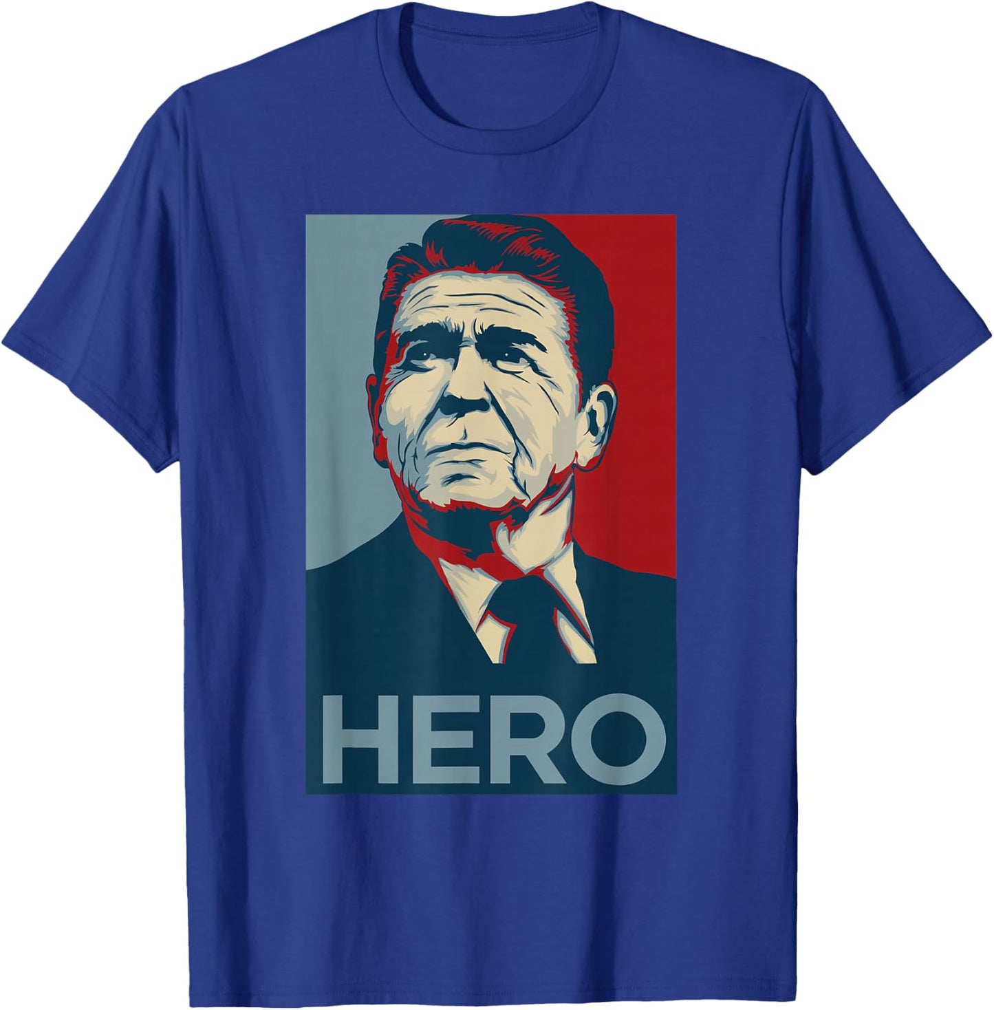 Ronald Reagan, President | USA, America T-Shirt - T-Shirt | Royal