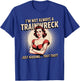 Train Station Women Sarcastic Im Not Always A Train Wreck T-Shirt - T-Shirt | Royal