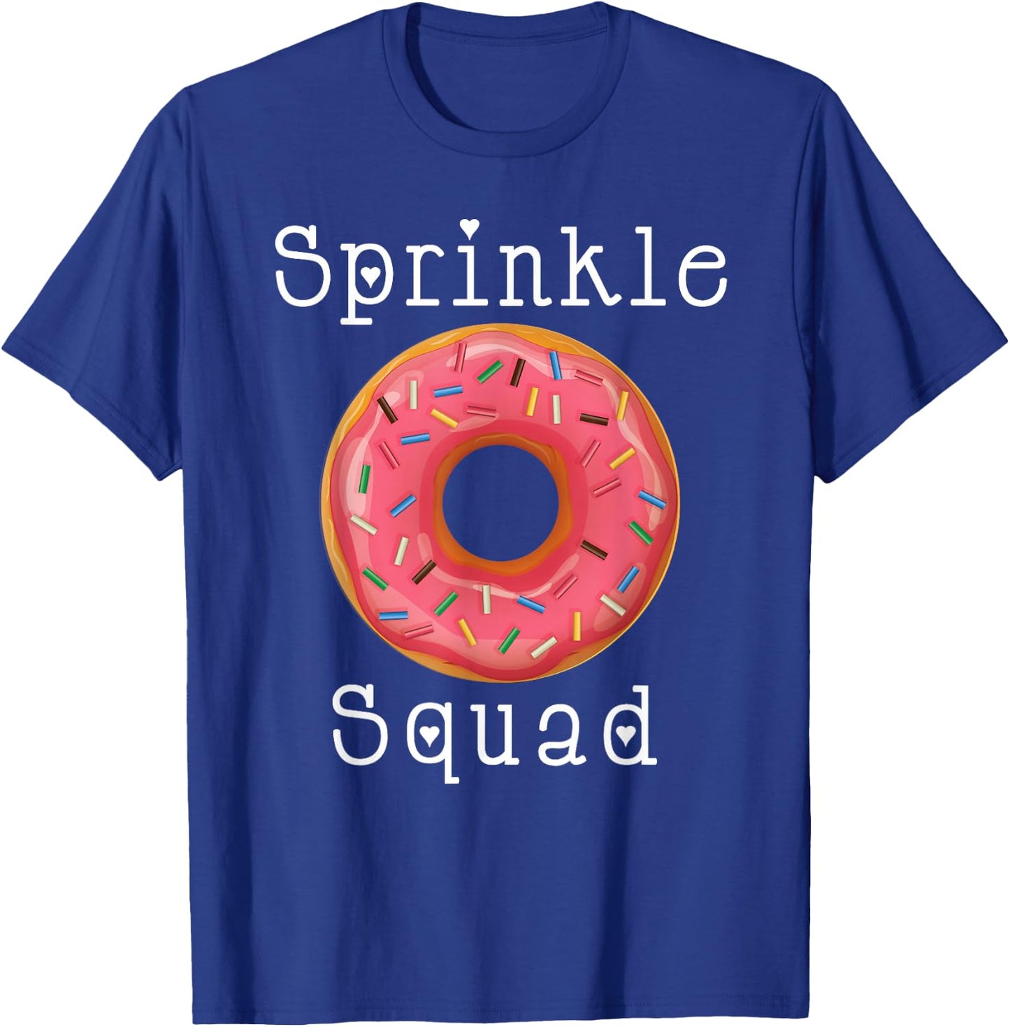 Donut Sprinkle Squad and Girls Matching Group T-Shirt - T-Shirt | Royal