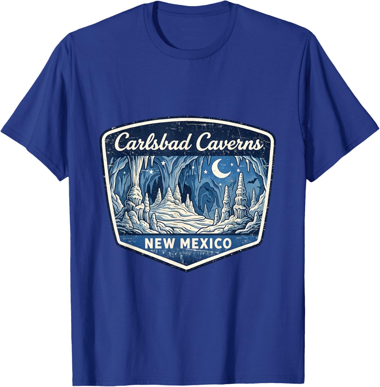 Carlsbad Caverns New Mexico Cave Exploration Travel T-Shirt - T-Shirt | Royal