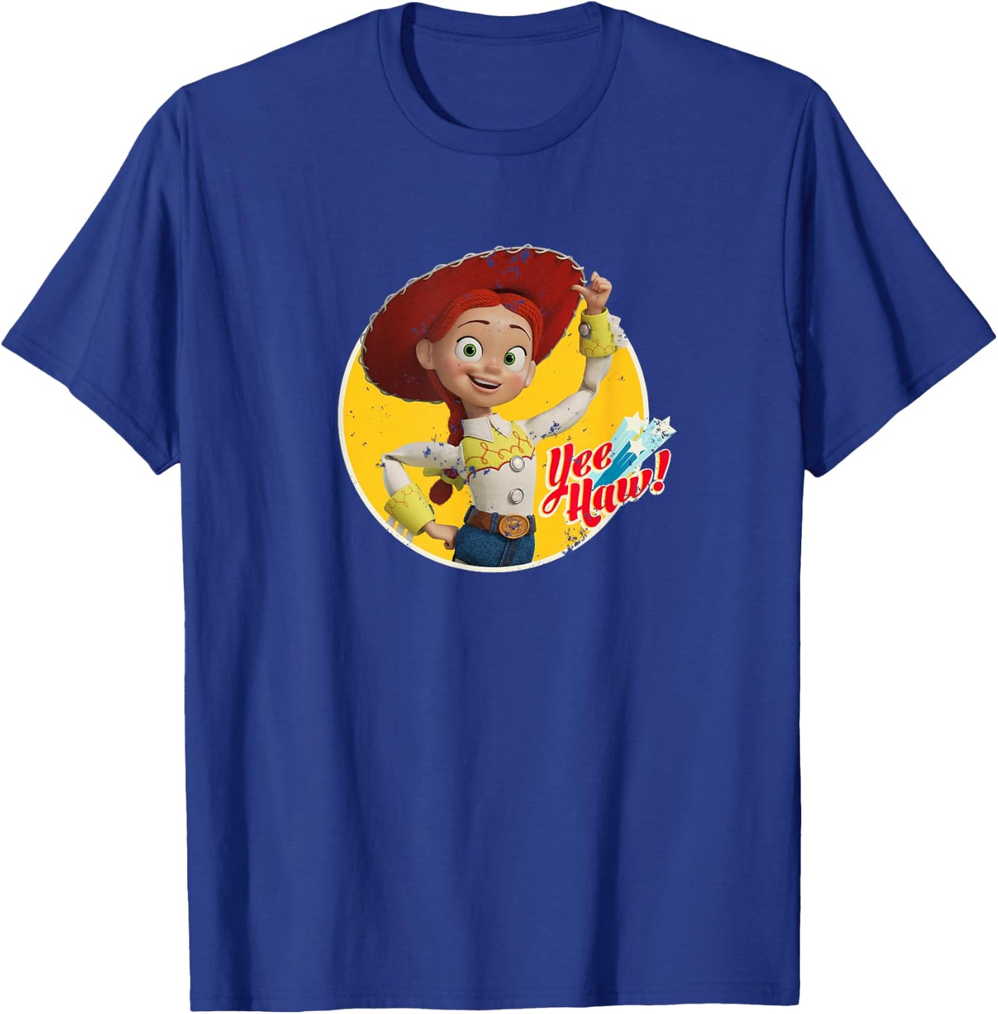 Disney Pixar Toy Story 4 Cowgirl Jessie Yee Haw T-Shirt - T-Shirt | Royal