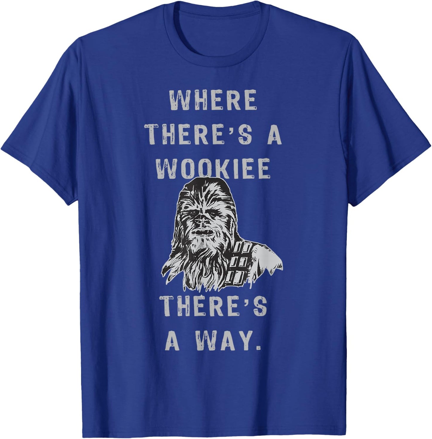 Star Wars Chewbacca The Wookiee Way Graphic T-Shirt - T-Shirt | Royal