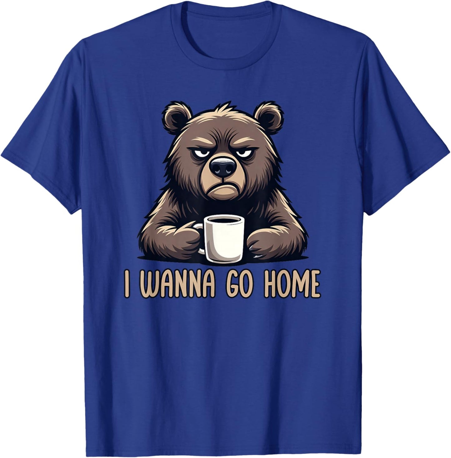 I Wanna Go Home T-Shirt - T-Shirt | Royal