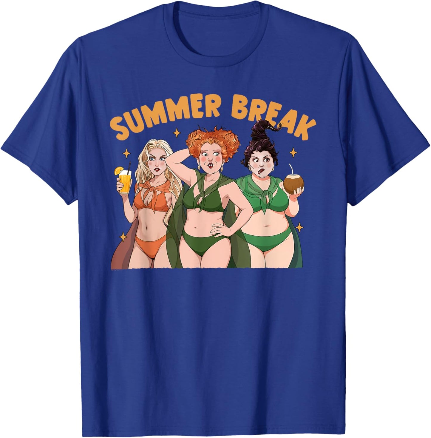 Summerween Pumpkin Halloween Spooky Summer Trip T-Shirt - T-Shirt | Royal
