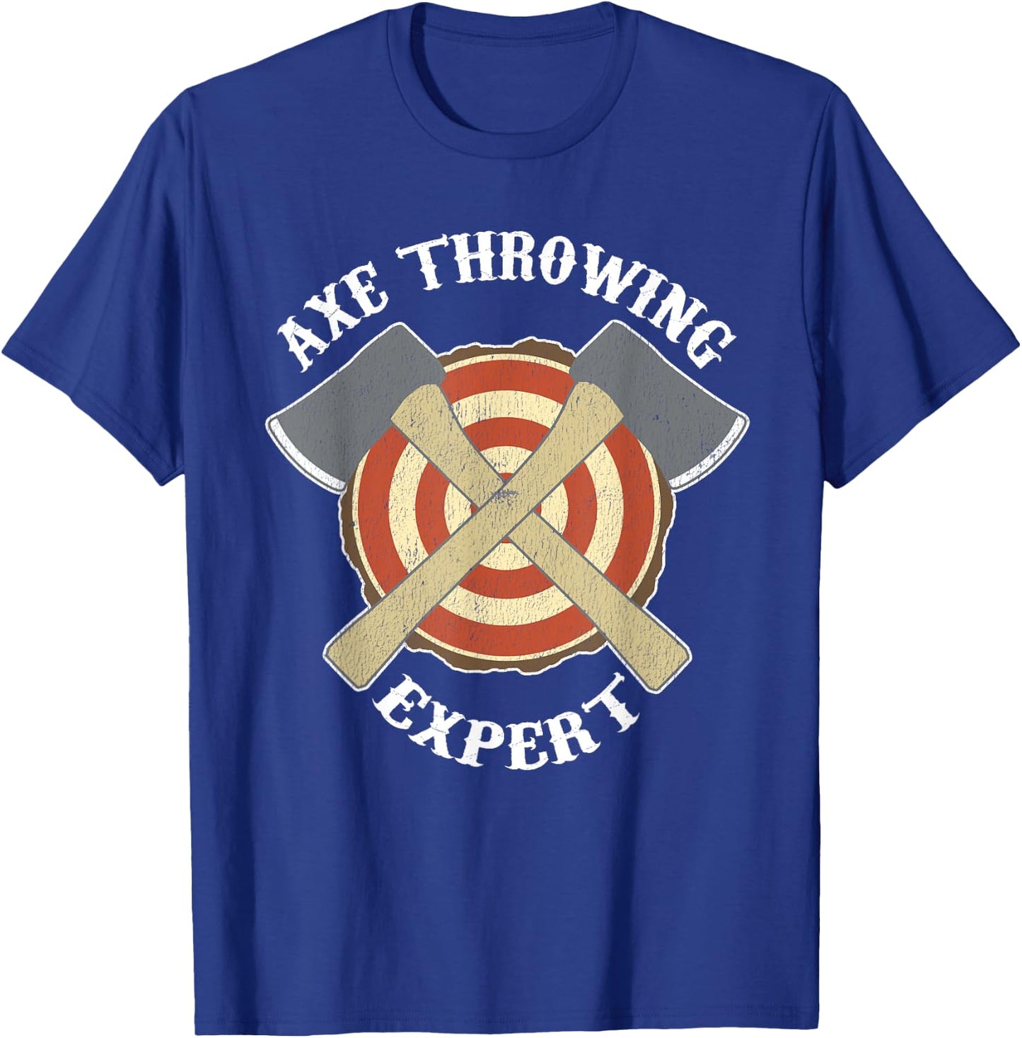 Axe Throwing Expert T Shirt T-Shirt - T-Shirt | Royal