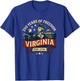 250 Years of Freedom Est 1776 13 Colonies Virginia T-Shirt - T-Shirt | Royal