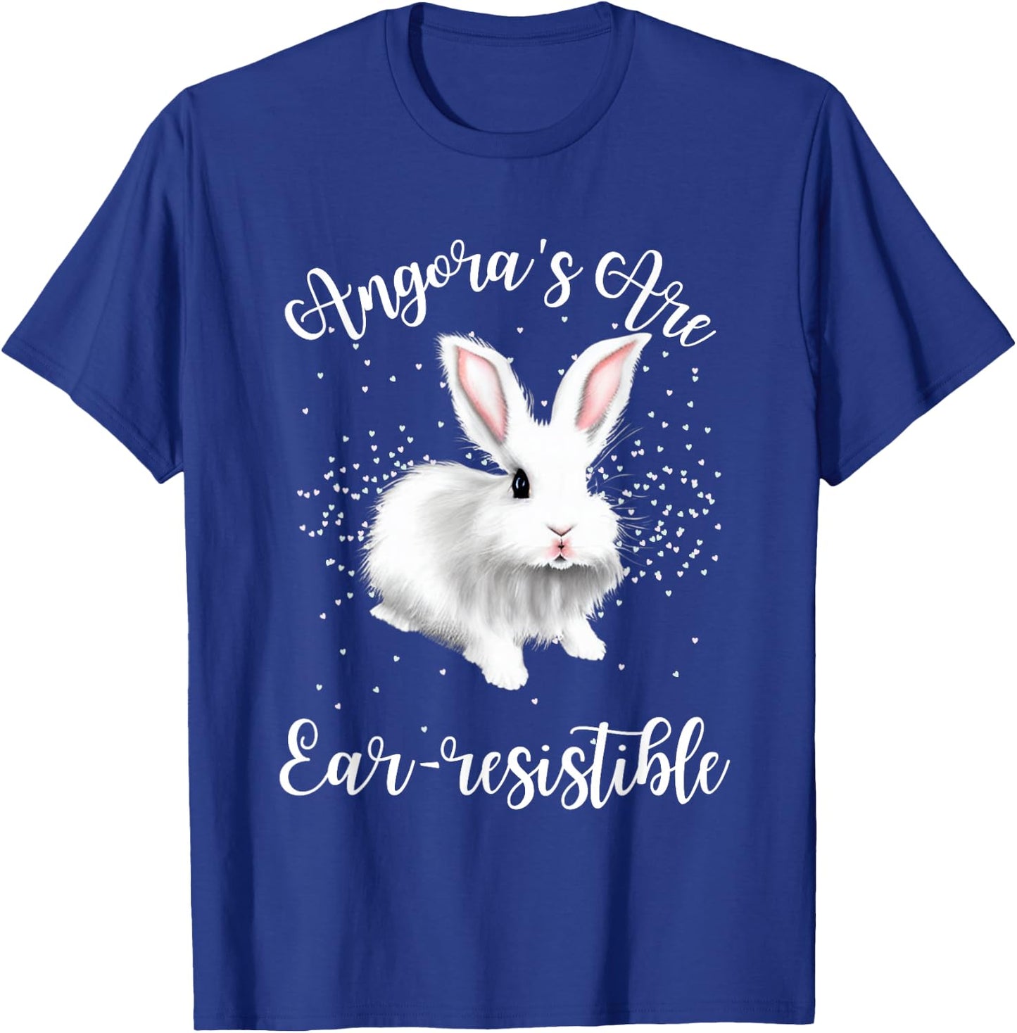 Angora Bunny Rabbit Funny Rabbit Ear-resistible T-Shirt - T-Shirt | Royal