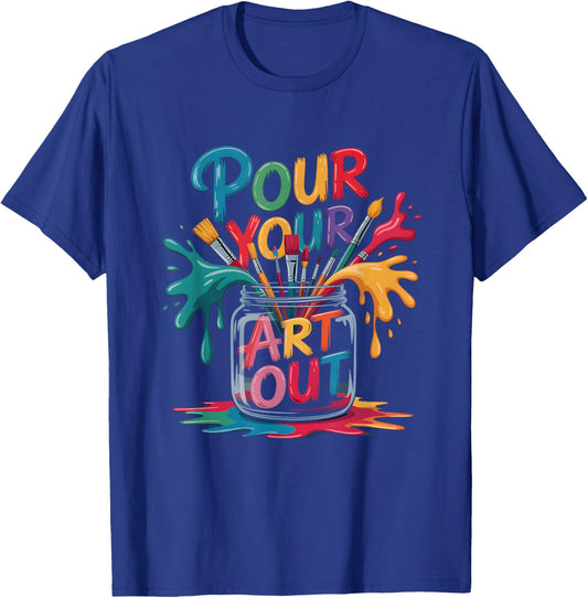 Your Art Out T-Shirt - T-Shirt | Royal