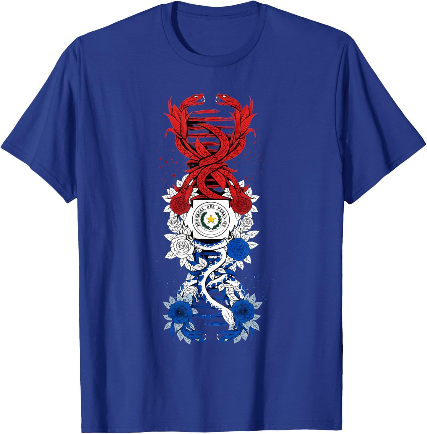 Paraguay Flag Paraguayan Pride T-Shirt - T-Shirt | Royal