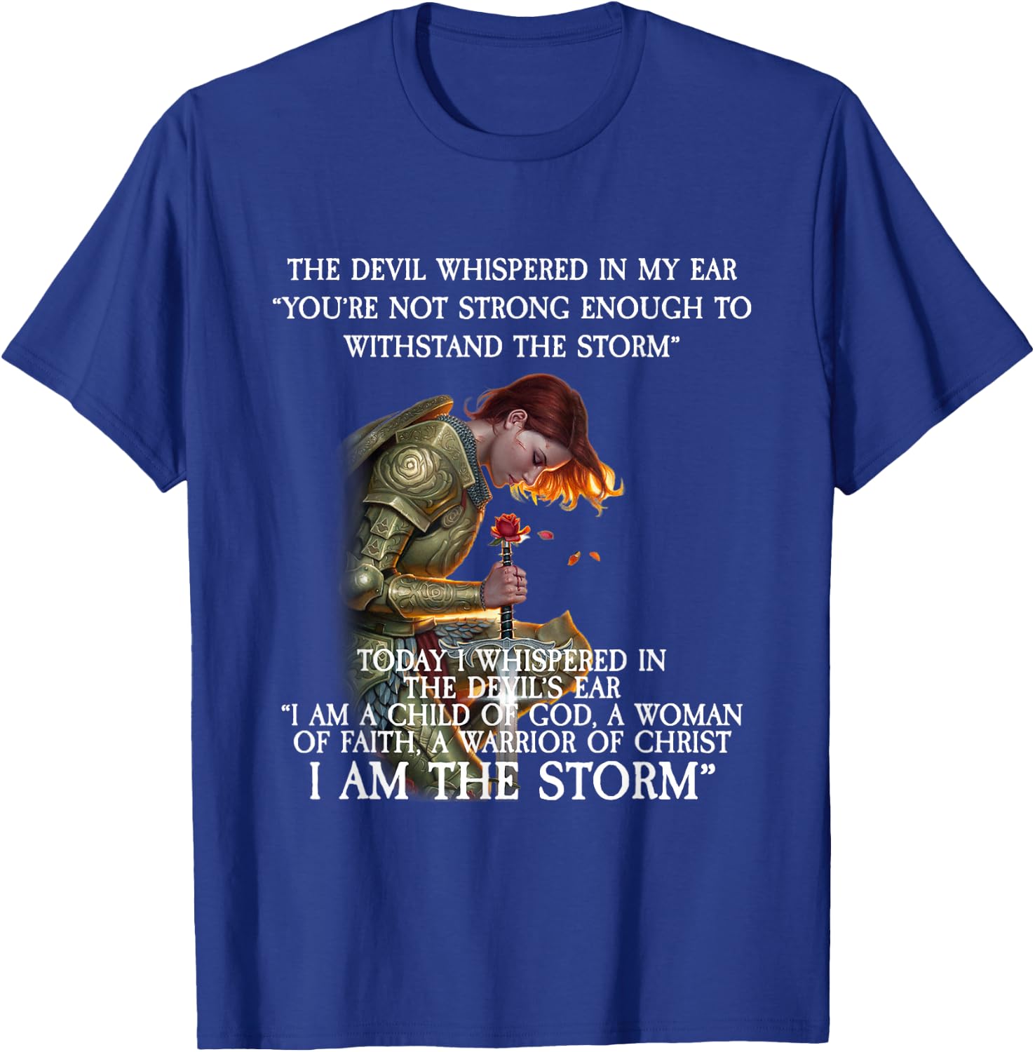 You are not strong enough to withstand THE STORM T-Shirt - T-Shirt | Royal