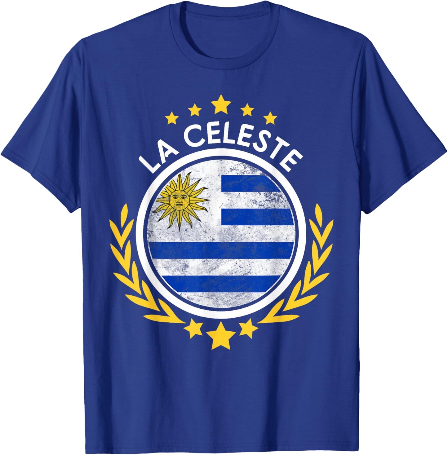 National Team Fan Wear Uruguay Soccer Fan T-Shirt - T-Shirt | Royal