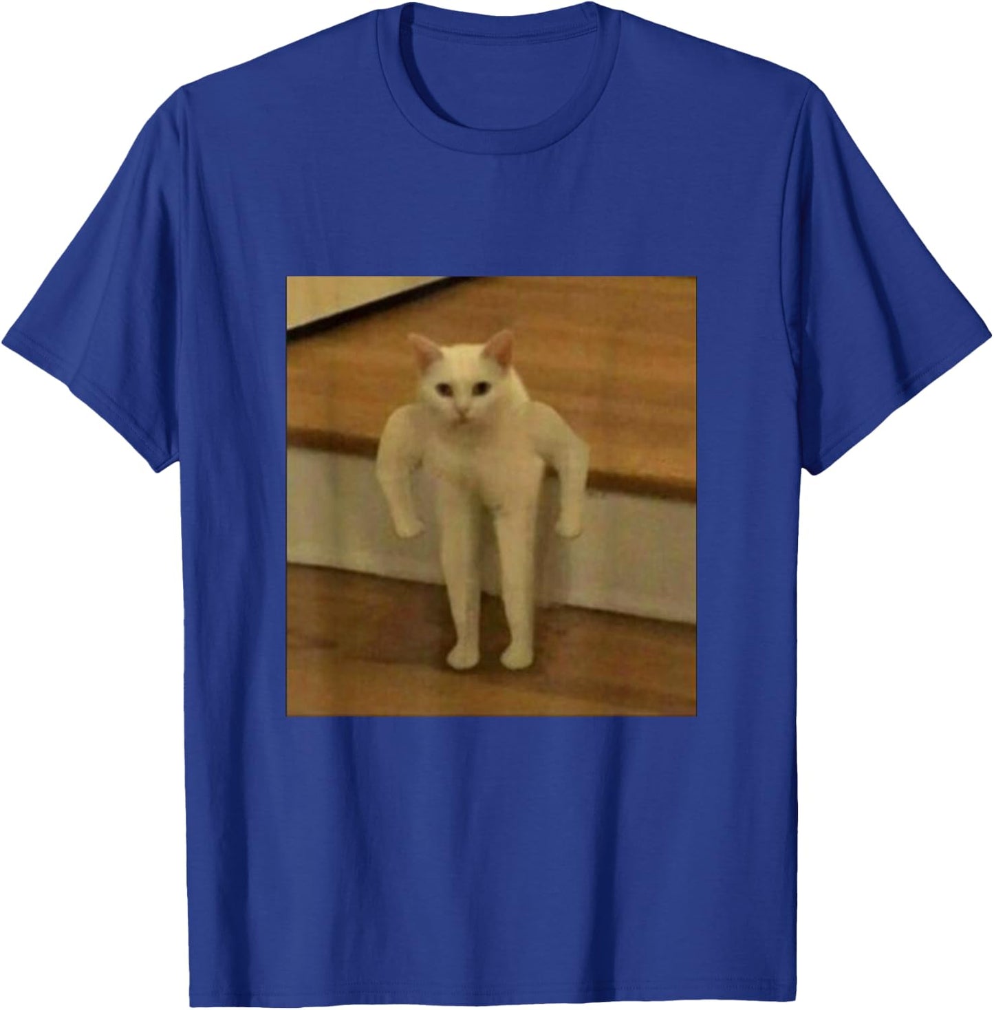 Buff Kitty Cat Cursed Long Dank Memes Kitty Internet Kitten T-Shirt - T-Shirt | Royal