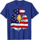 Bald Eagle 4th of July American Flag Patriotic Freedom USA T-Shirt - T-Shirt | Royal