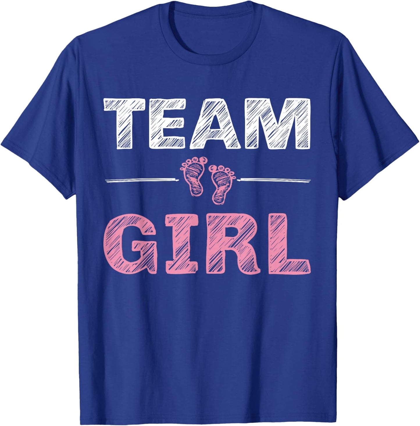 Team Girl Gender Reveal Party Gifts Soon To Be Baby Shower T-Shirt - T-Shirt | Royal