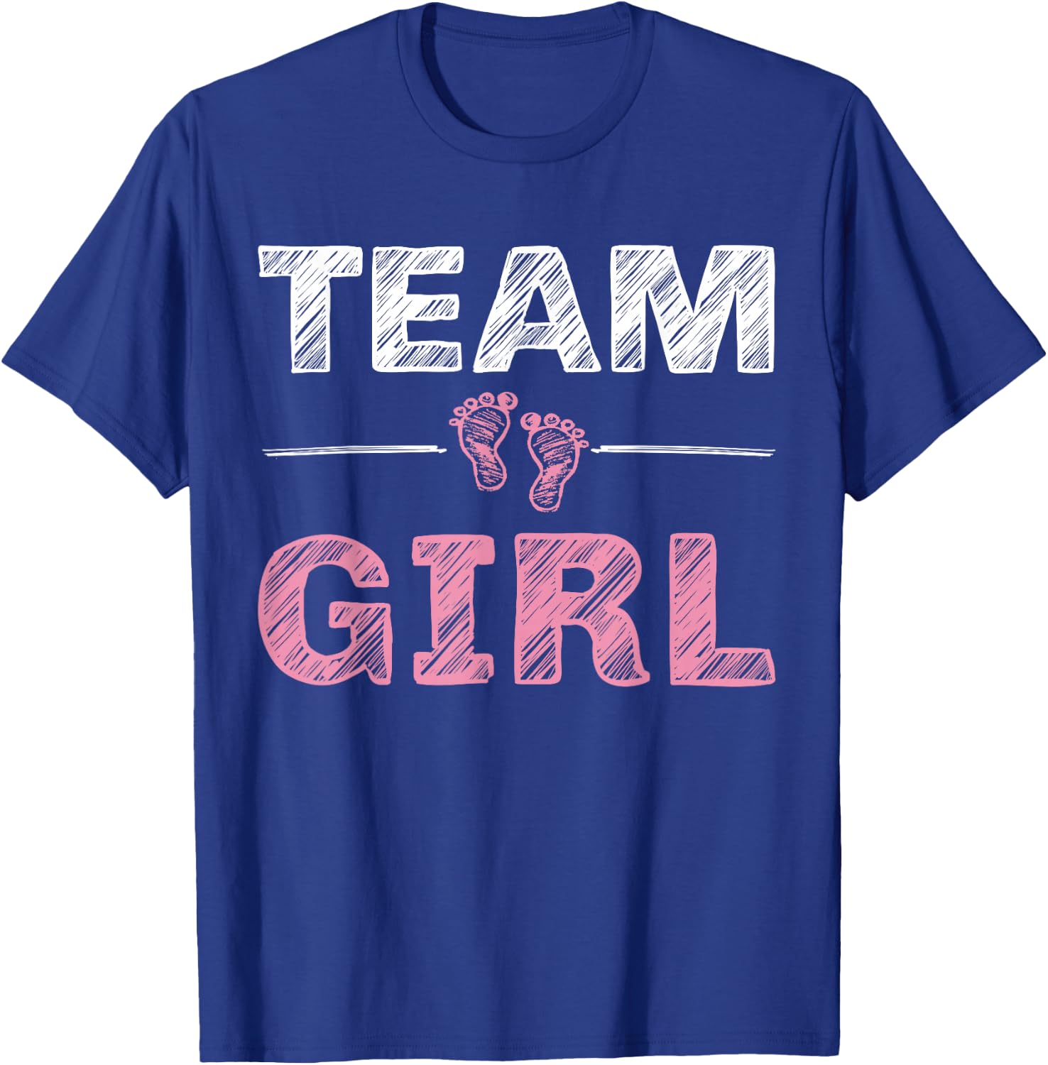 Team Girl Gender Reveal Party Gifts Soon To Be Baby Shower T-Shirt - T-Shirt | Royal