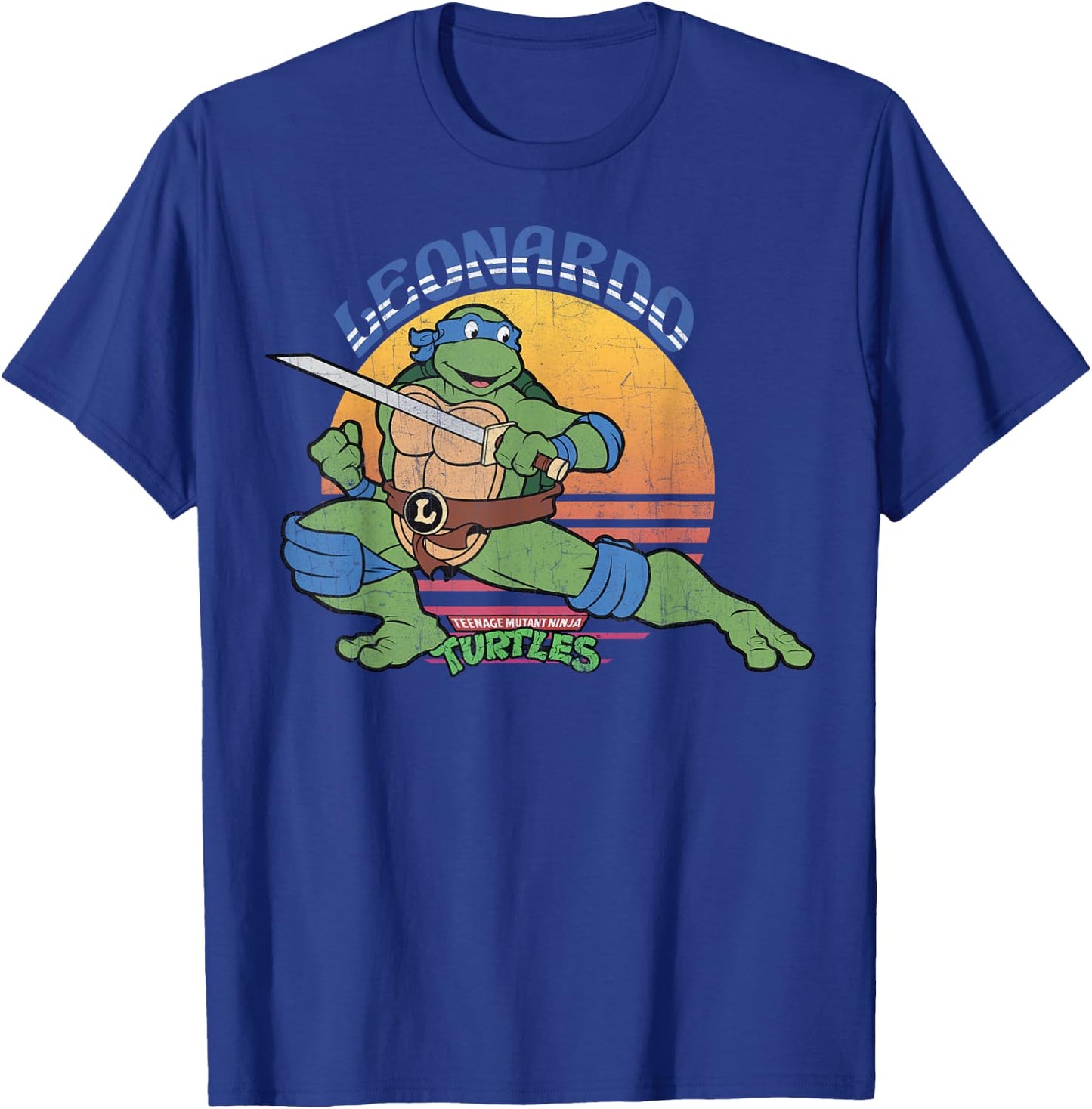 Teenage Mutant Ninja Turtles Leonardo Sun -Shirt T-Shirt - T-Shirt | Royal