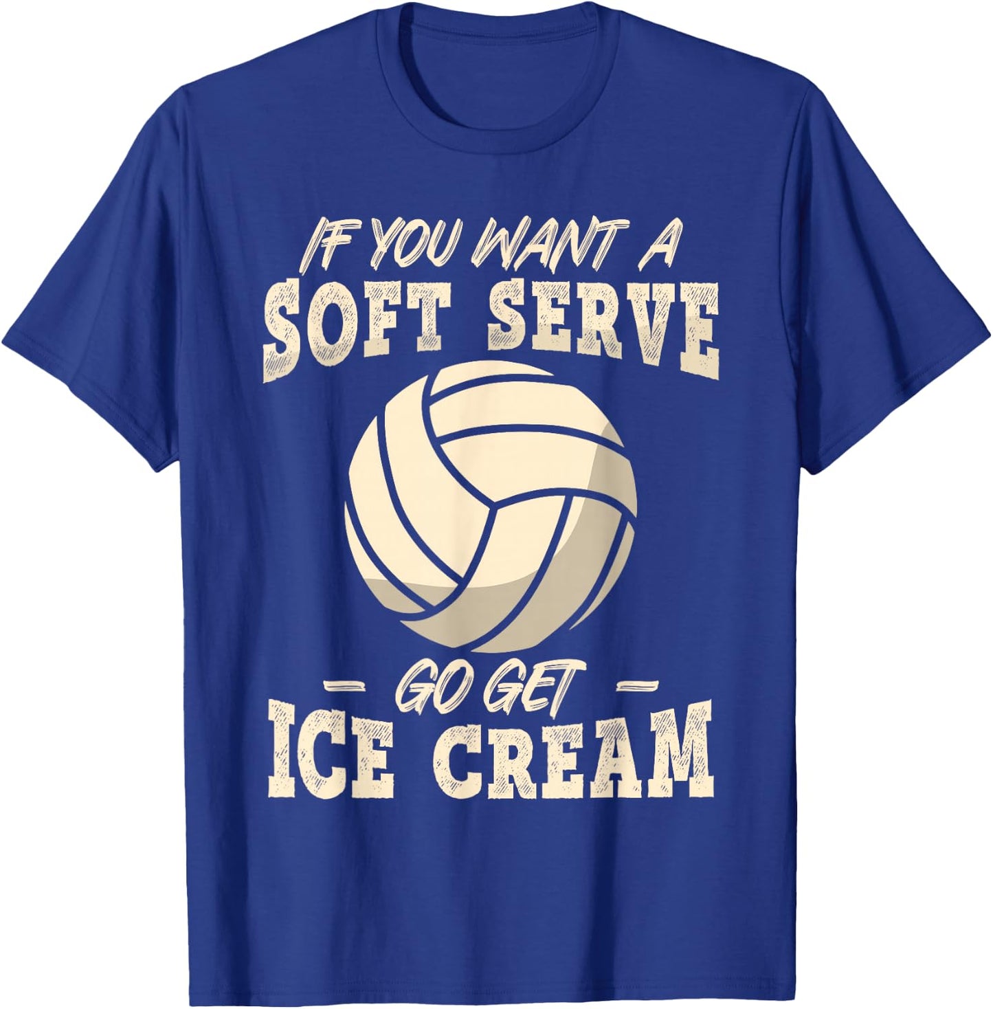 Funny Volleyball Shirt For Girls Teens Women Kids T-Shirt - T-Shirt | Royal