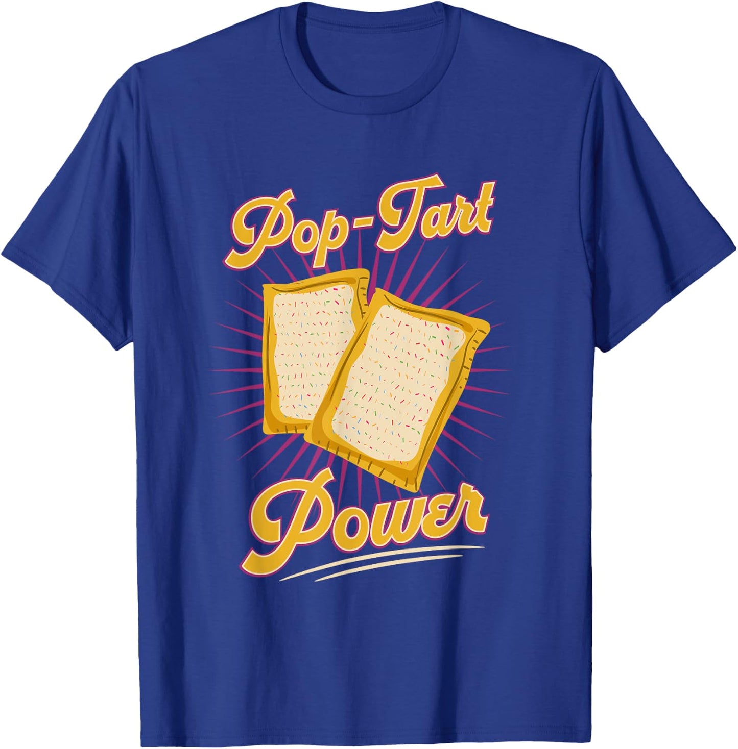 Bodybuilding Pre-Workout Pop Tart Power Gym Exercise T-Shirt - T-Shirt | Royal