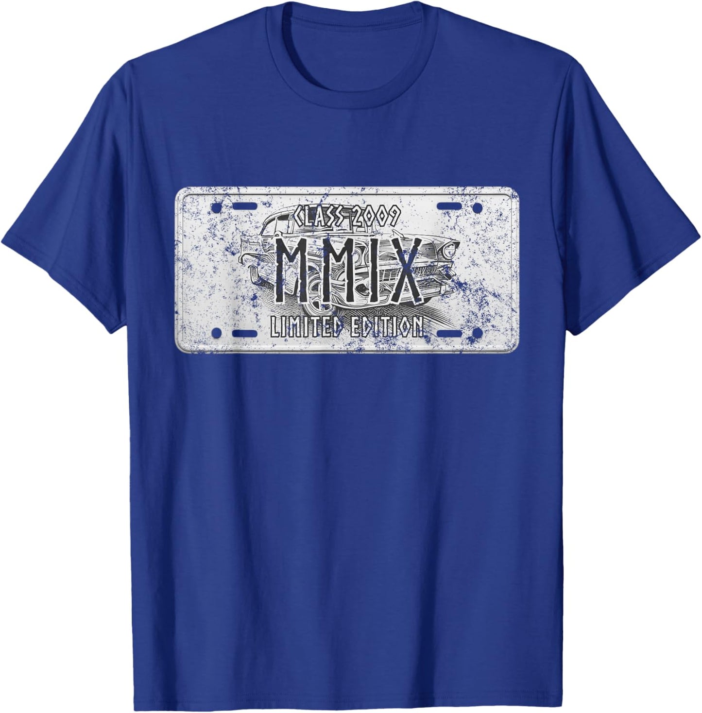 2009 Class retrò 17th Birthday Vintage 2009 Funny 17 Years T-Shirt - T-Shirt | Royal