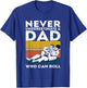 Retro Jiu-Jitsu Dad BJJ Men Father Vintage T-Shirt - T-Shirt | Royal