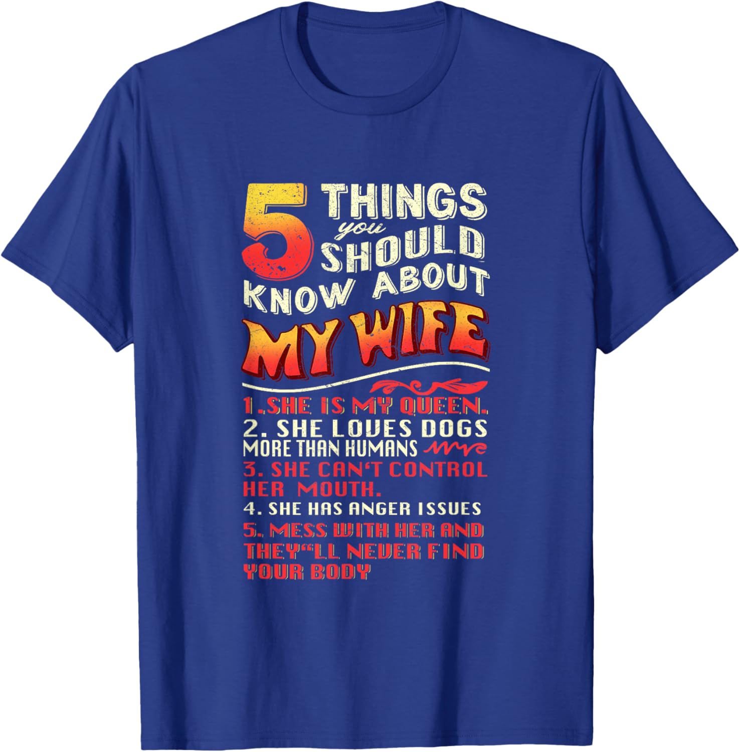 Husband T-Shirt - T-Shirt | Royal