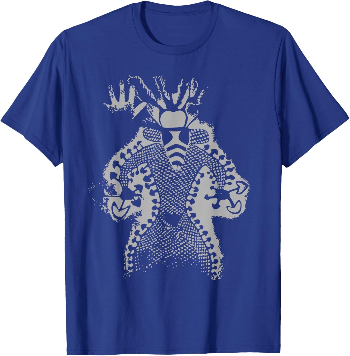 Mushroom Shaman Man 11000 Year Old Tassili Cave Art T-Shirt - T-Shirt | Royal