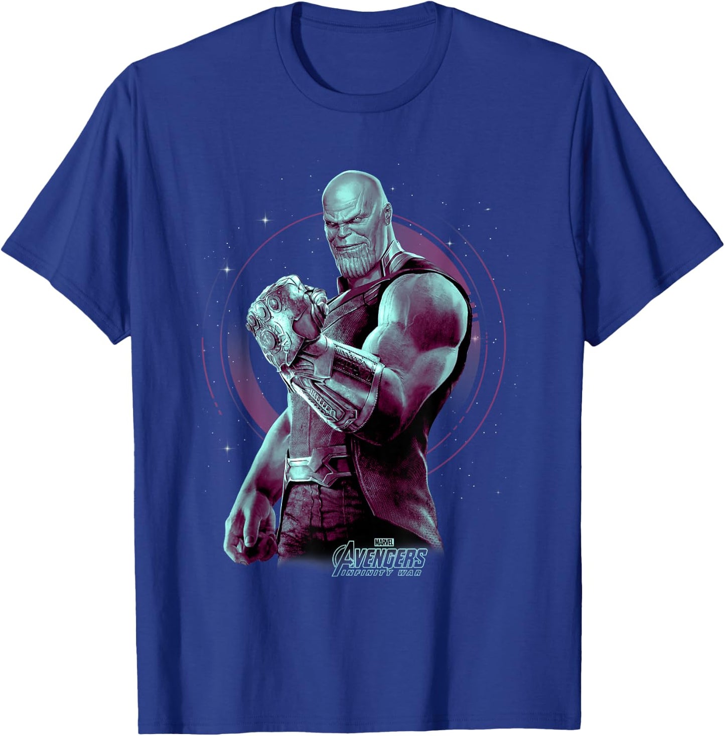 Marvel Infinity War Thanos Gauntlet Flex Graphic T-Shirt - T-Shirt | Royal