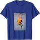 Sad Boy Sad Girl Aesthetic Burning Red Flower Pastel T-Shirt - T-Shirt | Royal