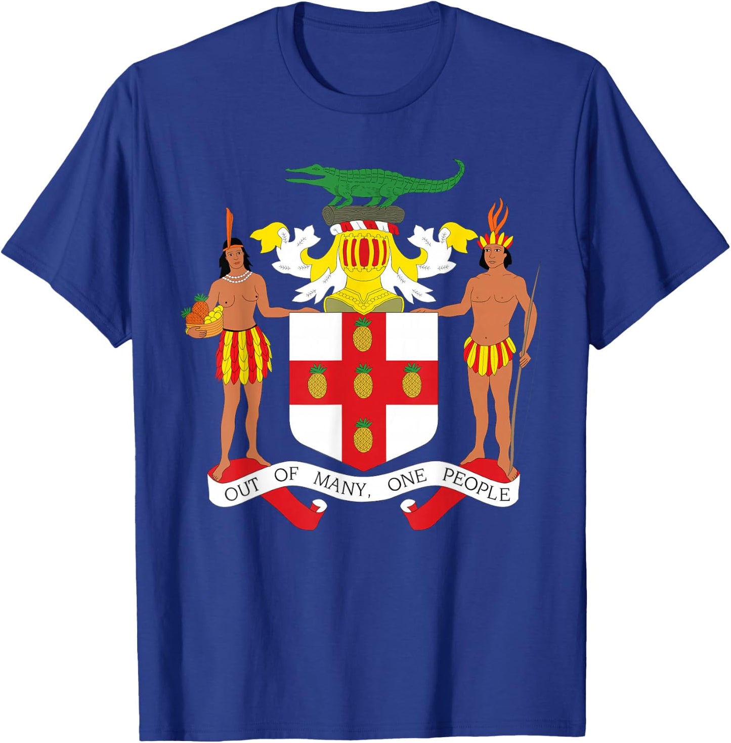 Jamaican Coat of Arms T Shirt, Coat of Arms of Jamaica Shirt T-Shirt - T-Shirt | Royal