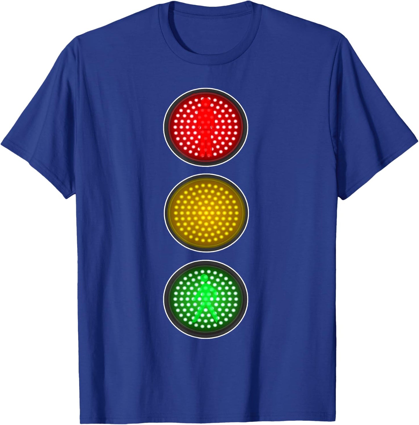 Funny Traffic Light Halloween Group Party Costume Idea T-Shirt - T-Shirt | Royal