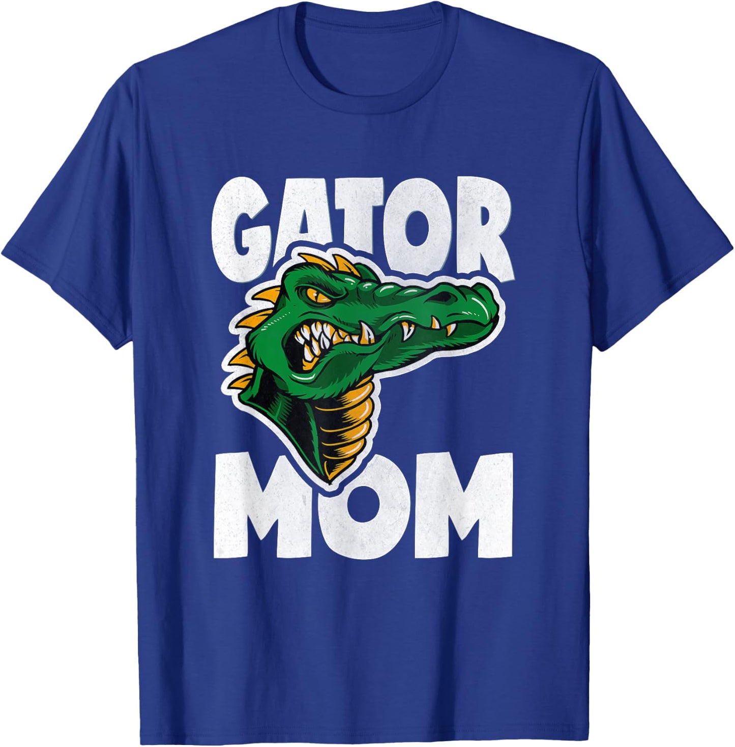 Gator Mom Vintage Retro Monster Aligators Mother T-Shirt - T-Shirt | Royal