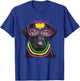 Labrador Retriever Mardi Gras Dog Beads Costume Women Girls Kids T-Shirt - T-Shirt | Royal