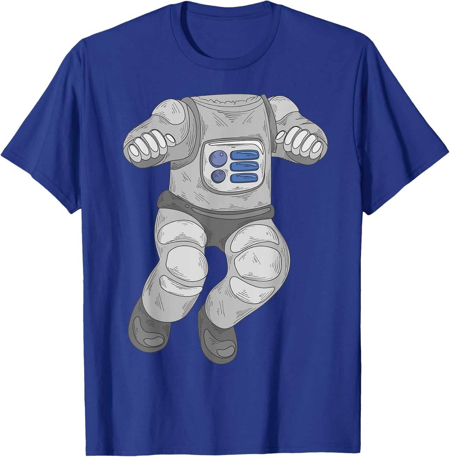 Cool Funny Astronaut Halloween Costume Shirt Spaceman Gift T-Shirt - T-Shirt | Royal