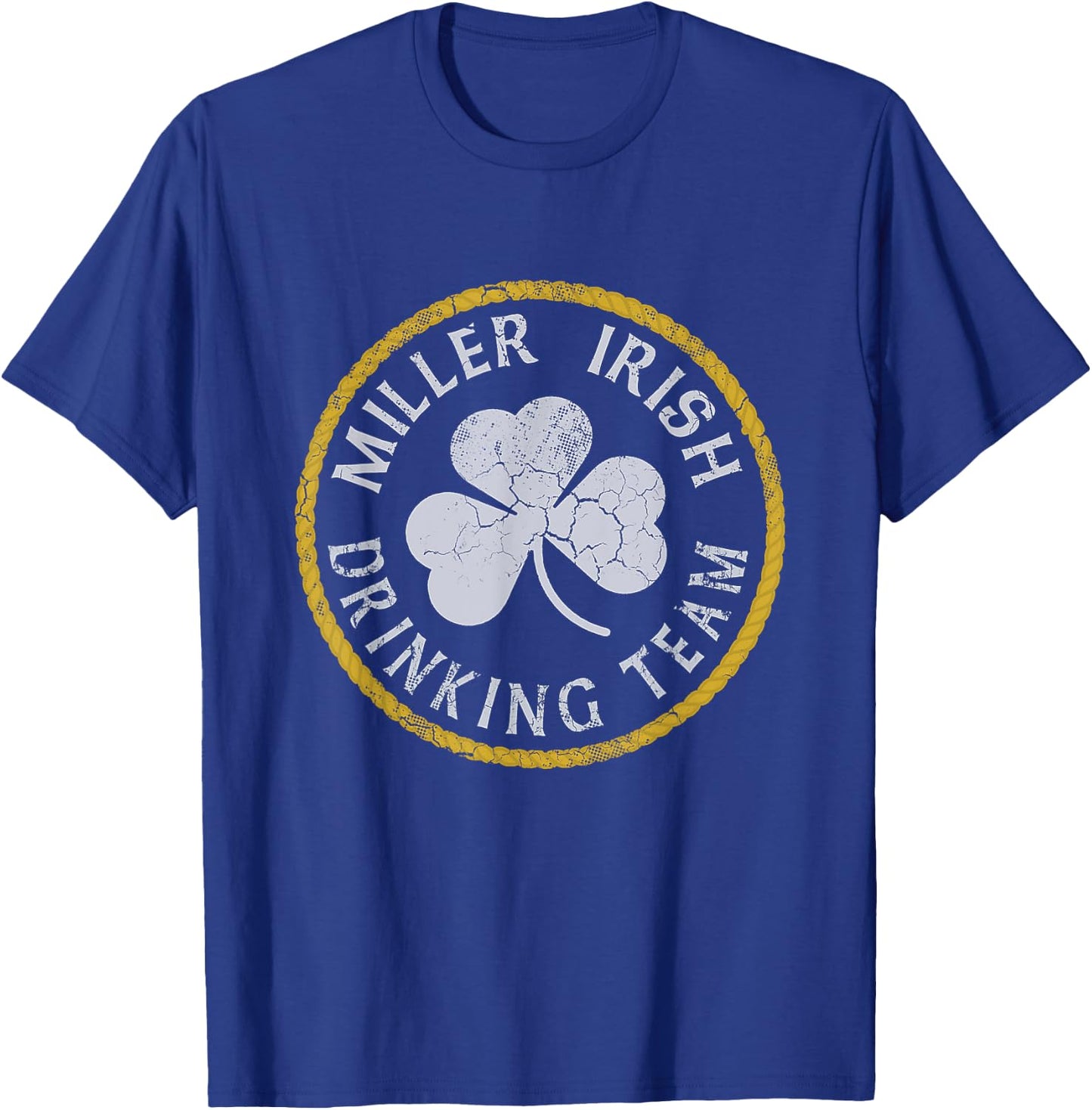 Miller Irish Drinking Team Family St Patricks Day T-Shirt - T-Shirt | Royal