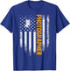 Vintage USA Photographer American Flag Photography Patriotic T-Shirt - T-Shirt | Royal