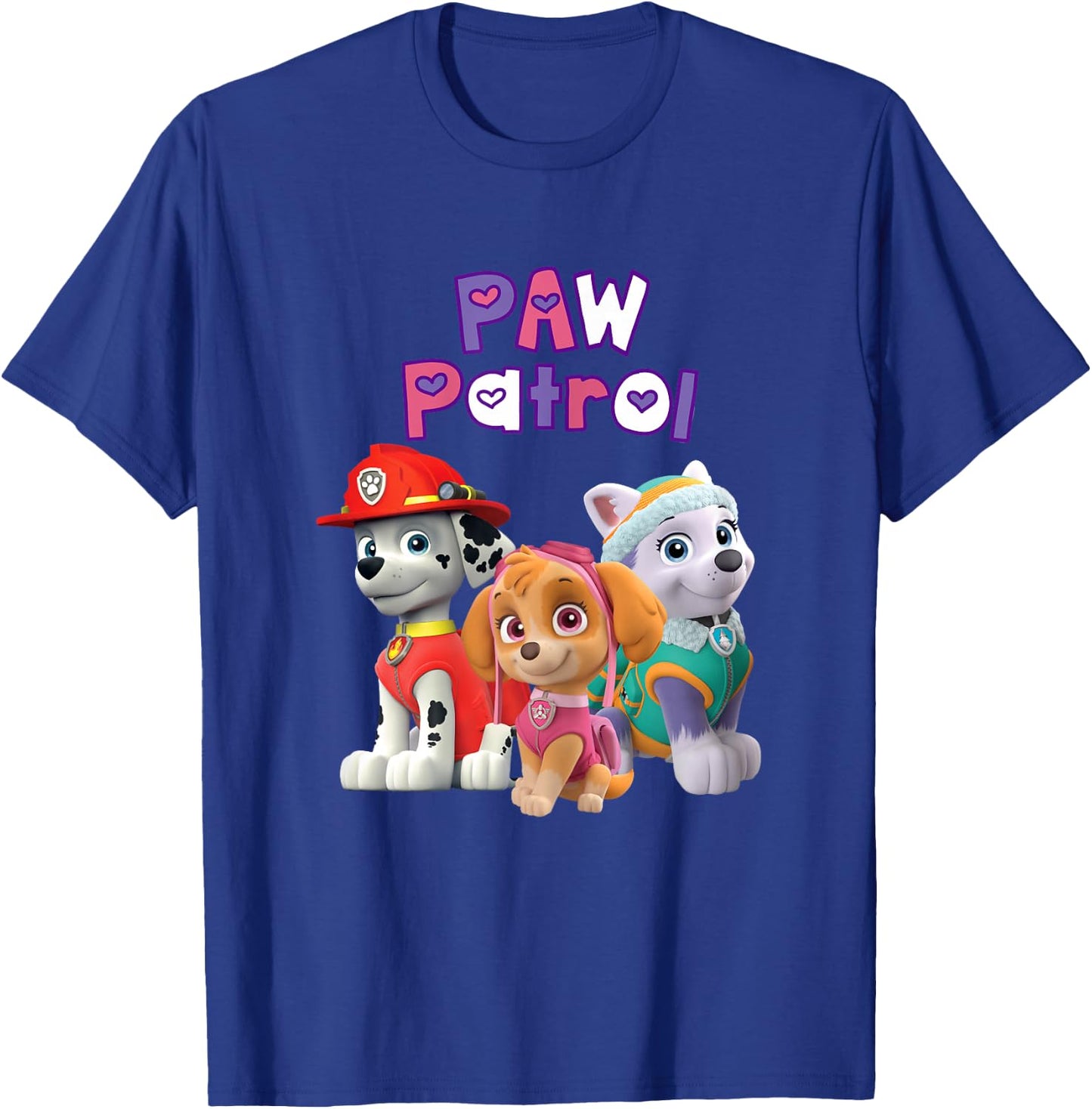 PAW Patrol (Marshall, Skye, Everest) Group T-Shirt - T-Shirt | Royal