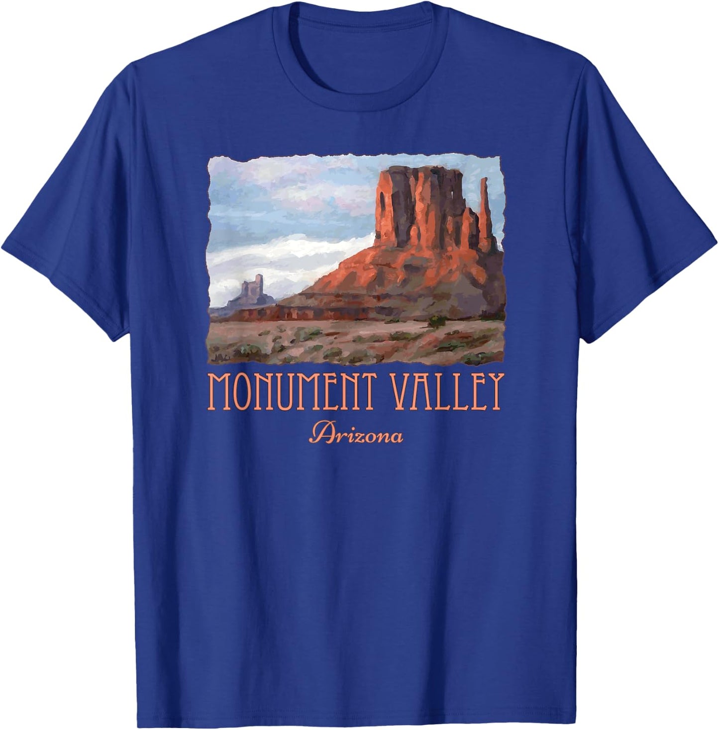 Monument Valley Arizona Beautiful Scenery Souvenir T-Shirt - T-Shirt | Royal
