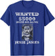 OutLaw Jesse James T Shirt T-Shirt - T-Shirt | Royal