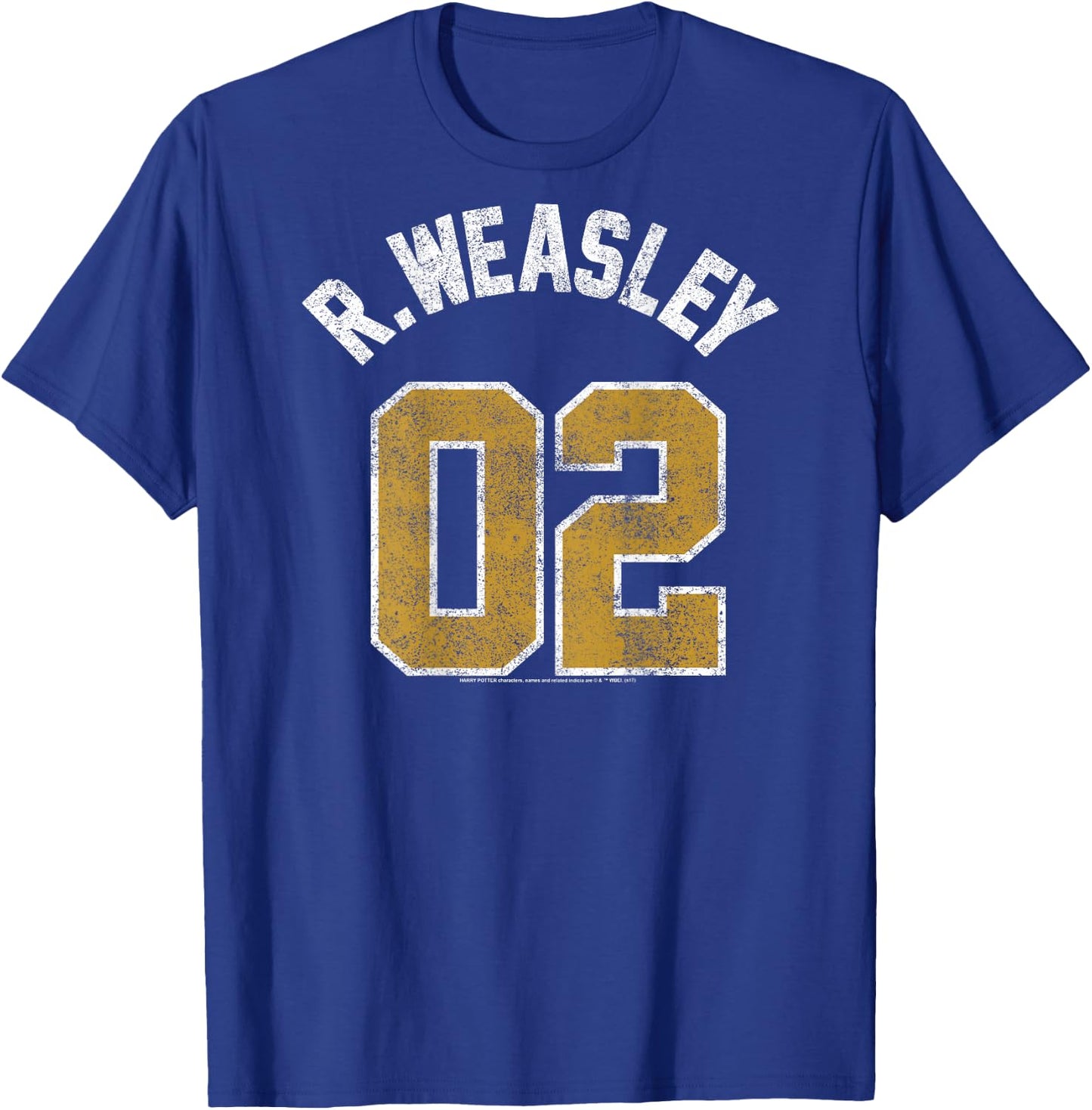 Harry Potter Weasley Jersey Small T-Shirt - T-Shirt | Royal