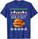 Funny Spicy Chicken Sandwich Ugly Christmas Sweater Shirt T-Shirt - T-Shirt | Royal