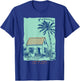 Progreso Mexico Souvenir Yucatan Cruise Port Vintage Art T-Shirt - T-Shirt | Royal